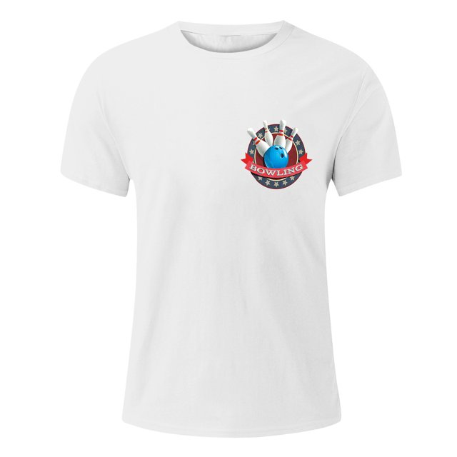 Huesdet T-Shirts Graphiques pour Hommes T-Shirts Décontractés Basiques à Col Rond T-Shirts à Manches Courtes Mode Tee T-Shirts avec Poche (Blanc, 3TG)