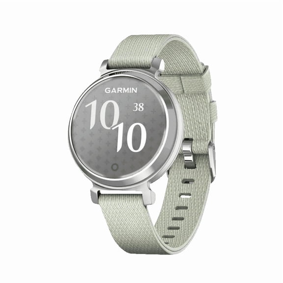 Garmin Lily 2 Classic, Silver with Sage Gray Nylon Band (Garmin Certified )