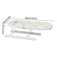 thumbnail image 4 of Mini Ironing Board Sleeve Foldable Ironing Mat with Heat Resistant Pad for Travel Home Use Garment Clothes Clothing Care Portable Iron Pad(White ), 4 of 6