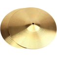 thumbnail image 3 of 1 Piece Hi Hat Cymbals Crash/Ride Cymbal Brass Sturdy Hi-hat Cymbal for Drum Players Percussion Drum, 8-14 Inches, 3 of 4