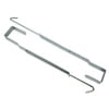 CARSON-DELLOSA Over-the-Door Hooks for Pocket Charts Silver 2 x 11 2/Pack 158561