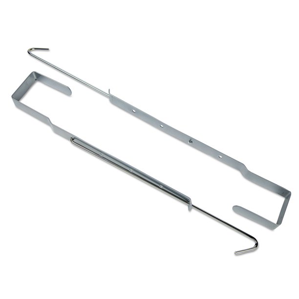 OvertheDoor Hooks for Pocket Charts, Silver, 2 x 11, 2/Pack Walmart