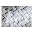 thumbnail image 2 of Tiptophomedecor Background & Patterns Wallpaper Wall Mural - Grey Diagonal Cubes Background, 2 of 7