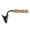 A, variant on Wood Bird Perch with Clip & Flexible Hose 5.9" Sanded Parrot Stand for Small to Medium Birds Cage Mountable Perching Toy for Parakeets Cockatiels Conures