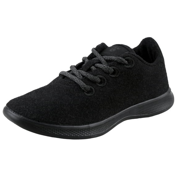 Urban Fox Womens Beckett Wool Fashion Sneakers | Wool Sneakers | Black 10 M US