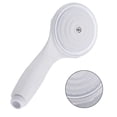 thumbnail image 1 of Simple White Handheld Shower Head ABS Pressurized Water-saving Cold and Hot, 1 of 8