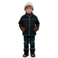 thumbnail image 4 of REDARER Boys Fleece Jacket Stand Collar Zipper Coat, Warm Pockets Outerwear for Kids Autumn Winter Comfort,11-12 Years, 4 of 5