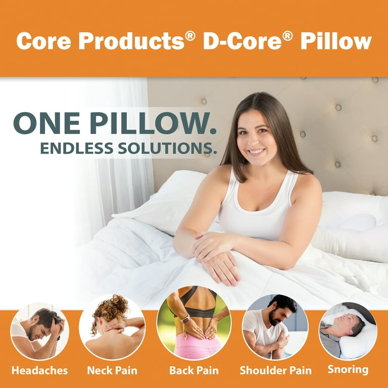 POWER OF NATURE Memory Foam Contour Pillow Wave Cervical Pillows for Neck  and Shoulder,Ergonomic Orthopedic Sleeping Pillow for Side Sleepers, Back  and Stomach Sleepers White 60*35*11cm 