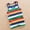 Watermelon Red, variant on Boys Rainbow Striped Tank Top Summer Elastic Ribbed Knit Racerback Sleeveless Vest Top Casual Sports Undershirt Clothes for Kids