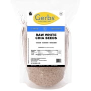 Gerbs Raw White Chia Seeds 2 lb Bag