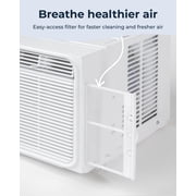 Windmill 6,000 BTU Window Air Conditioner - Lite Series - Quiet & Smart, Cools up to 250 Sq. Ft. - App/Wi-Fi, Remote Control, Voice