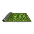 thumbnail image 2 of Ahgly Company Indoor Square Abstract Green Modern Area Rugs, 8' Square, 2 of 4