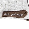 thumbnail image 2 of Cojín decorativo Celebrations Cozy Knit marrón blanco 41x13 cm, 2 of 2