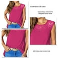 thumbnail image 1 of Camiseta Sin Mangas Informal Para Mujer, Camiseta Sin Mangas Transpirable Y Relajada Para Mujer Para El Hogar ANGGREK Otros, 1 of 3