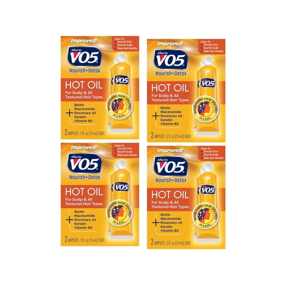 VO5 Hot Oil Therapy Moisturizing Treatment 2 ea (Pack of 4)