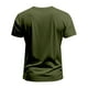 thumbnail image 5 of pstuiky camiseta de hombre, Camiseta de manga corta con cuello en V y ventilación de color liso para hombre camisas casuales para hombre m, 5 of 9