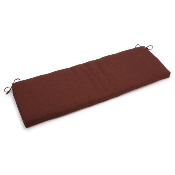 Blazing Needles 54-inch by 19-inch Solid Outdoor Spun Polyester Bench Cushion