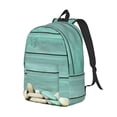 thumbnail image 2 of Daiia Wood Grain Vintage Canvas Backpack for Men and Women ,Hiking Backpack,Travel Laptop Bag for School,Large Capacity Backpack, 2 of 8