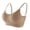 Khaki, variant on EDHITNR Sports Bras for Women, Yoga Bra Women's Built up Wirefree Padded Medium Back Close Support Yoga Bras fit for Gym Running Khaki One Size