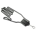 thumbnail image 1 of Unique Bargains Golf Gloves Stretcher, 1 Pack Plastic Keeper Support Rack Holder Dryer Hanger Frame with Keychain Hook for Sports Gloves Maintenance, Black, 1 of 5