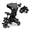 Gray, variant on LINLUX 8 in 1 Kids Tricycle, Folding Toddler Trike with Push Handle, Tricycle for Kids, Black