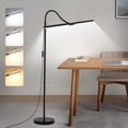 thumbnail image 1 of LED Floor Lamp, 18W/2000LM Bright Floor Lamps for Living Room, Dimmable Eye Caring Reading Light with Double Head, Adjustable Gooseneck Mod, 1 of 8