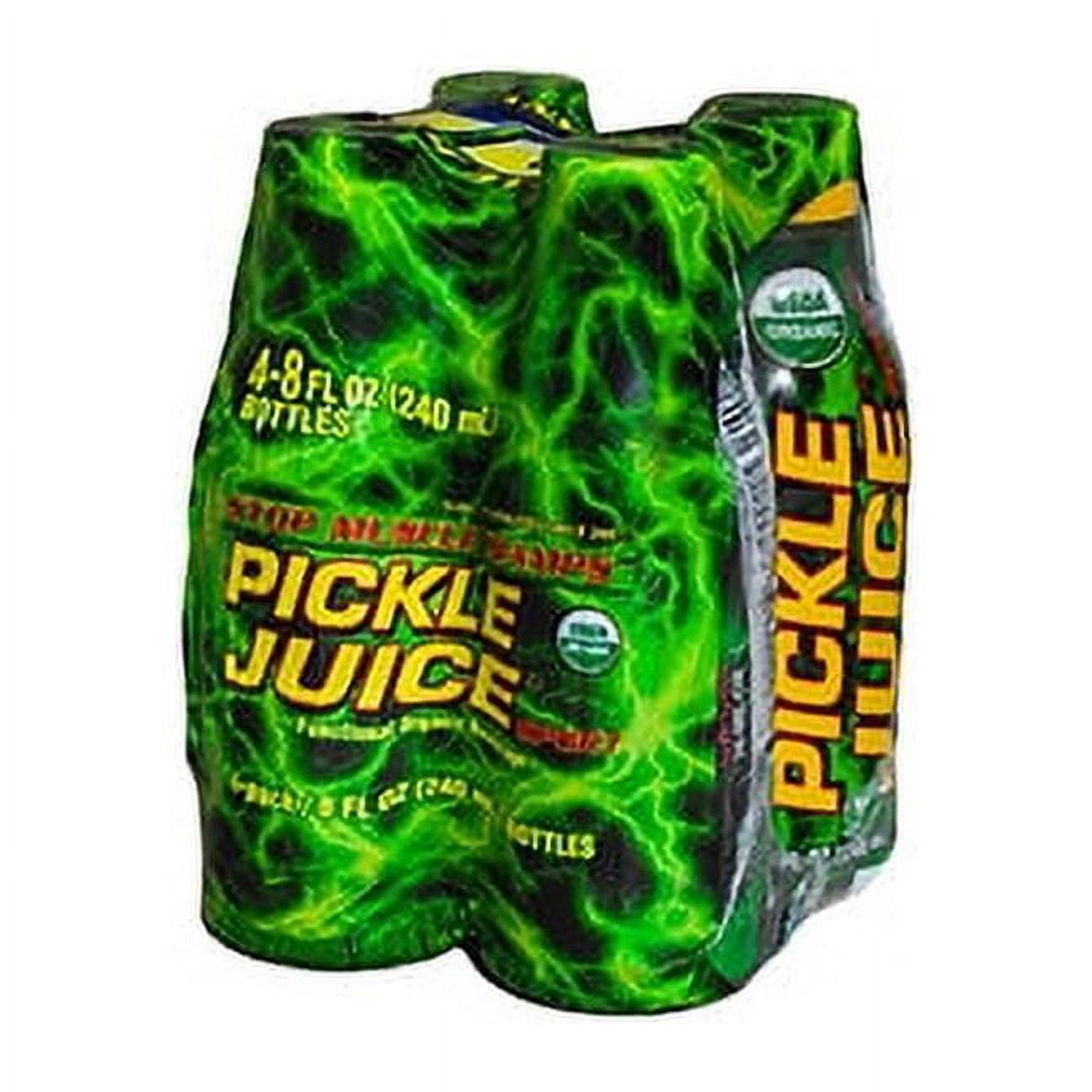 Pickle Juice Liquid Sport Drink, Stops Cramps, 8 oz, 4 Pack