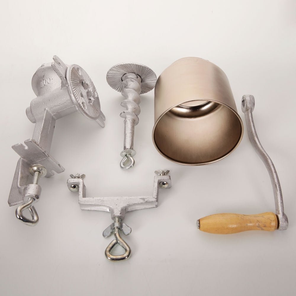 Lowestbest Home Use Hand Cranking Operation Grain Grinder, Silver Lowestbest Home Use Hand Cranking Operation Grain Grinder, Silver