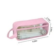 thumbnail image 3 of LSLJS Mesh Pencil Case Pen Bag Clear Case Marker Pouch Multifonction Organizer Box Transparent Case Makeup Bag Office College School Gift, Pencil Pouch, 3 of 9