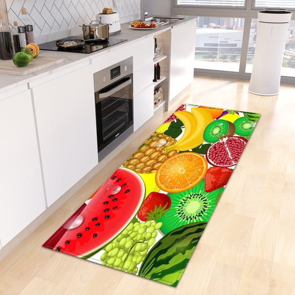 Kitchen Mat Entrance Doormat Bath Balcony Hallway Foot Carpet Home Living Room Bedroom Floor Door Decoration Anti-Slip Long Rug