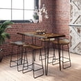 thumbnail image 2 of Nature's Edge 52'' Modern Solid Wood Live Edge Counter Height Dining Table, 2 of 7