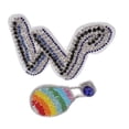 thumbnail image 4 of 2pcs de con Abalorios Apliques Artesanales con Artificiales Decoración para Ropas, Sombrero,, 4 of 9