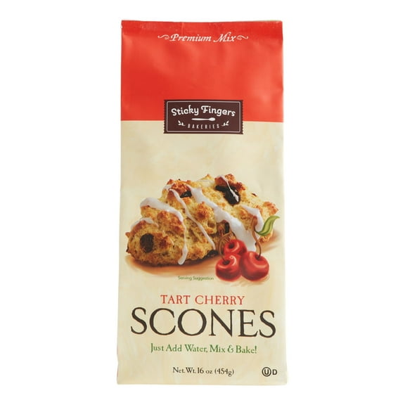 Sticky Fingers Tart Cherry Scone Mix 16 oz. Pack of 3