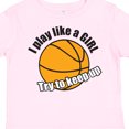 thumbnail image 4 of Inktastic I Play Like a Girl... Try to Keep Up Girls Toddler T-Shirt, 4 of 5