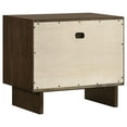 thumbnail image 3 of Genu Nightstand, 2 Drawers w Fingertip Handles, Warm Walnut Brown, 3 of 6