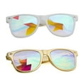 thumbnail image 1 of LELINTA 1/ 2Packs Fashion Rainbow Kaleidoscope Glasses Prism Sunglasses Festival Diffraction Goggles Cosplay, 1 of 7