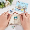 thumbnail image 2 of 12 Pcs Planet Stitch Markers 12 Styles Cosmic Rocket Crochet Stitch Marker Charms Heart Star Alloy Enamel Locking Stitch Marker for Knitting Weaving Sewing Accessories Handmade Jewelry colorful DIY, 2 of 9