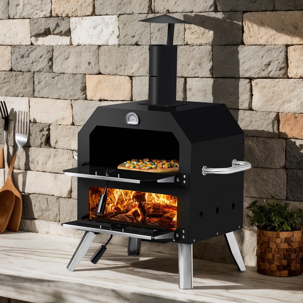 Ozark Trail Portable Propane Gas Pizza Oven with Cordierite Stone