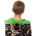 thumbnail image 3 of Minecraft - Bata de Creeper TNT Niños (Negro, Verde, Gris), 3 of 5