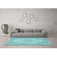 thumbnail image 3 of Ahgly Company Indoor Rectangle Persian Light Blue Traditional Area Rugs, 3' x 5', 3 of 4