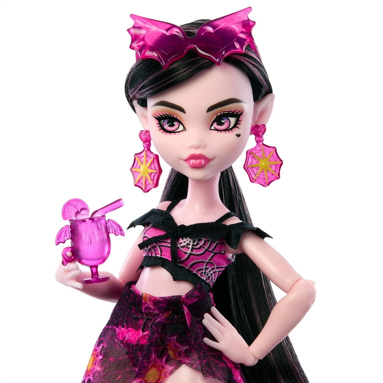 Monster High Beach-Ready Draculaura Doll with Swimsuit