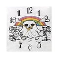 thumbnail image 5 of Gost Skeleton Rainbow Wall Clock Decorative Square Silent Non-Ticking Operated Clocks Aesthetic for Bedroom Living Room, 5 of 8
