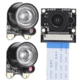 thumbnail image 1 of Módulo de Cámara de Visión Nocturna IR 1080p Para Raspberry Pi 4B/3B+/3B/2B Otros, 1 of 8