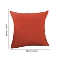 thumbnail image 2 of Tahtuvzn 15x15" Cotton Pillow Multicolor Color Scandinavian Style Velvet Suitable for Living Room Sofa Bedroom Office, Gifts for Her, Red, 2 of 8