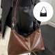 thumbnail image 2 of Pu Leather Purses for Women Trendy Crossbody Bags Shoulder Bag Handbags with Adjustable Strap Simple Hobos Bag Gift brown, 2 of 4