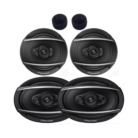 Pioneer TS-A1670F TS-A6960F 6.5" 3-Way and 6x9" 4-Way Speakers W/ FREE Tweeters
