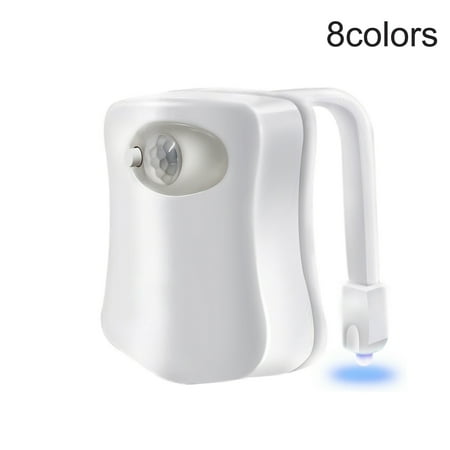 

Battery Operated Led 8 16 Color Changing Motion Sensor Toilet Seat Night Light