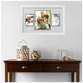 thumbnail image 2 of ArtToFrames Collage Photo Picture Frame with 1 - 8x10 and 2 - 4x6 Openings, Framed in White with Candlewick and Black Mats (CDM-3966-75), 2 of 8