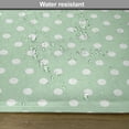 thumbnail image 6 of Ambesonne Mint Place Mats Set of 4, Classical Vintage Fresh, Standard Size, Mint Green and White, 6 of 6