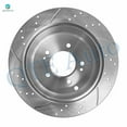 thumbnail image 3 of Rear 284mm Drilled Slotted Brake Disc Rotors For 2005-2016 KIA Sportage, 3 of 6